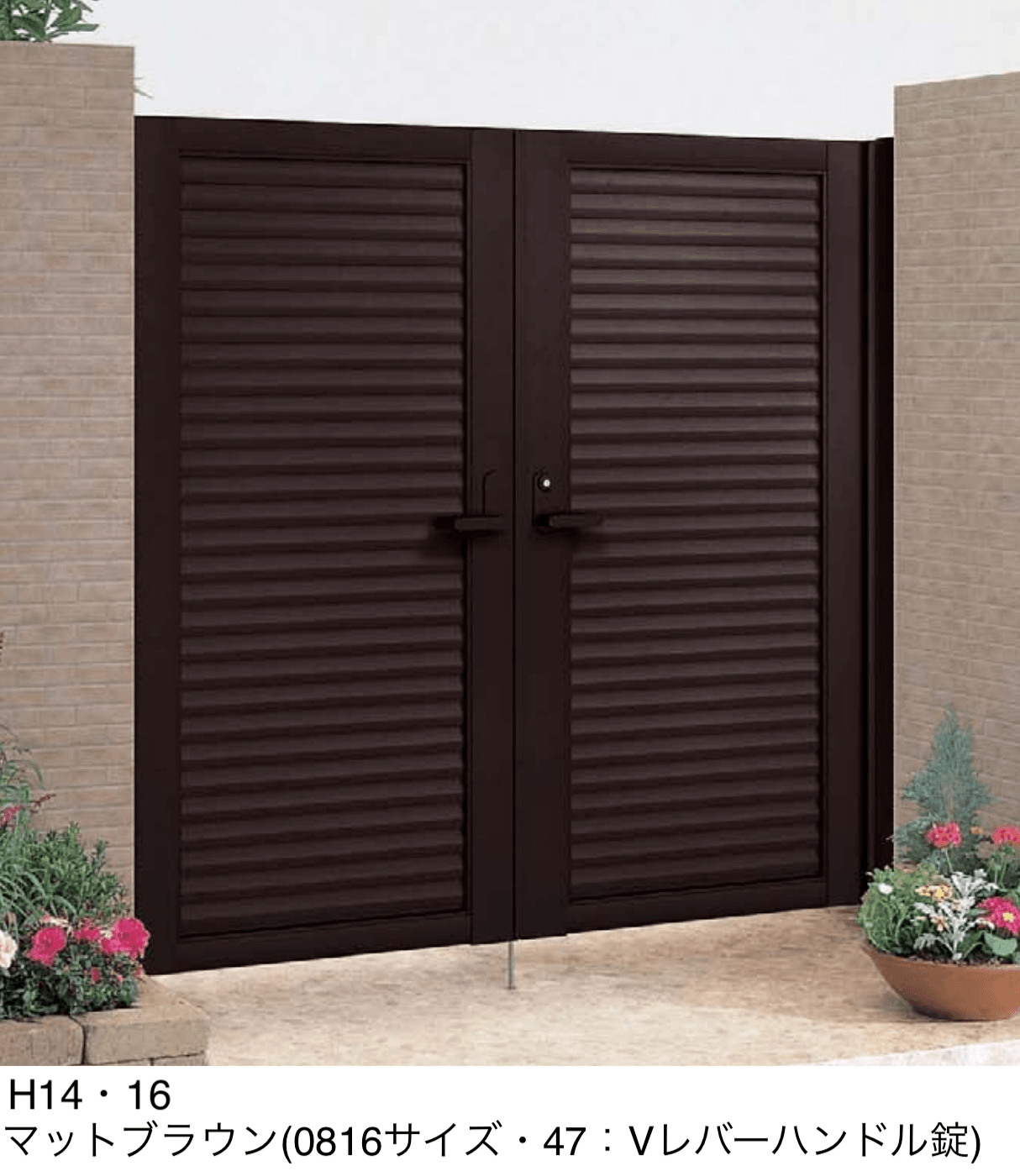 四国化成の「クレディ門扉6型(目隠しタイプ)」のサブ画像4