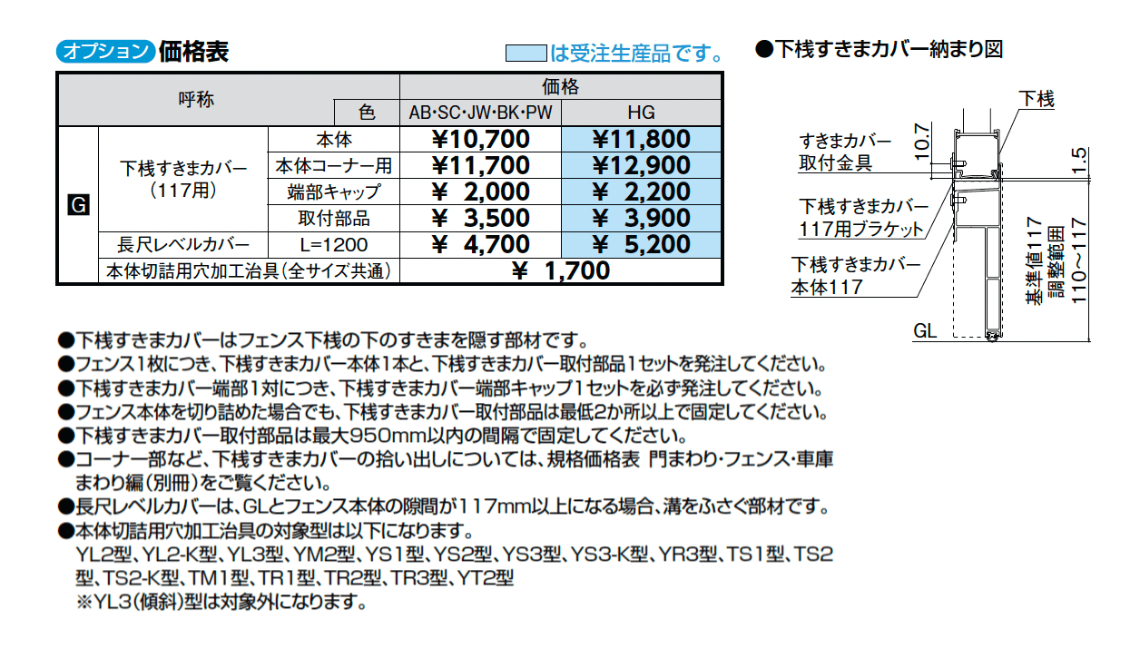 フェンスAB 多段柱(3段柱)_価格_2