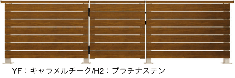 YKK APの「ルシアス デッキ門扉A01型【2023年版】」のサブ画像2