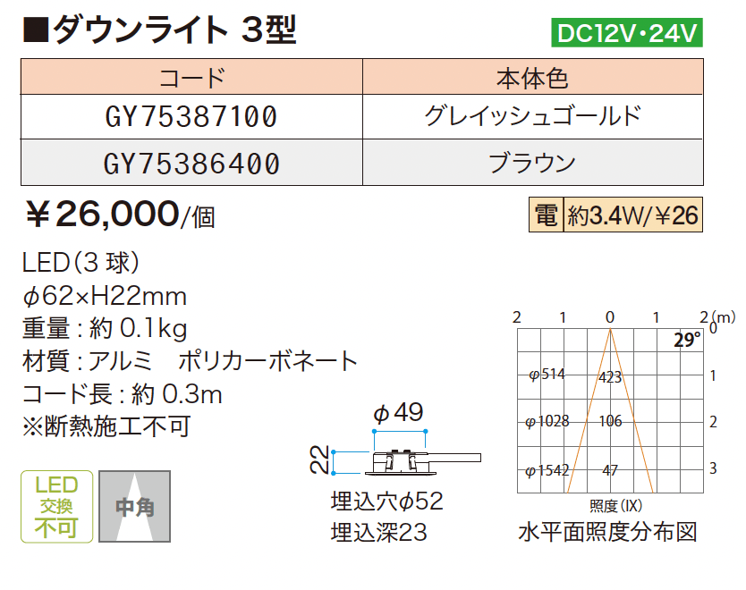 ダウンライト 薄型タイプ【2023年版】_価格_1