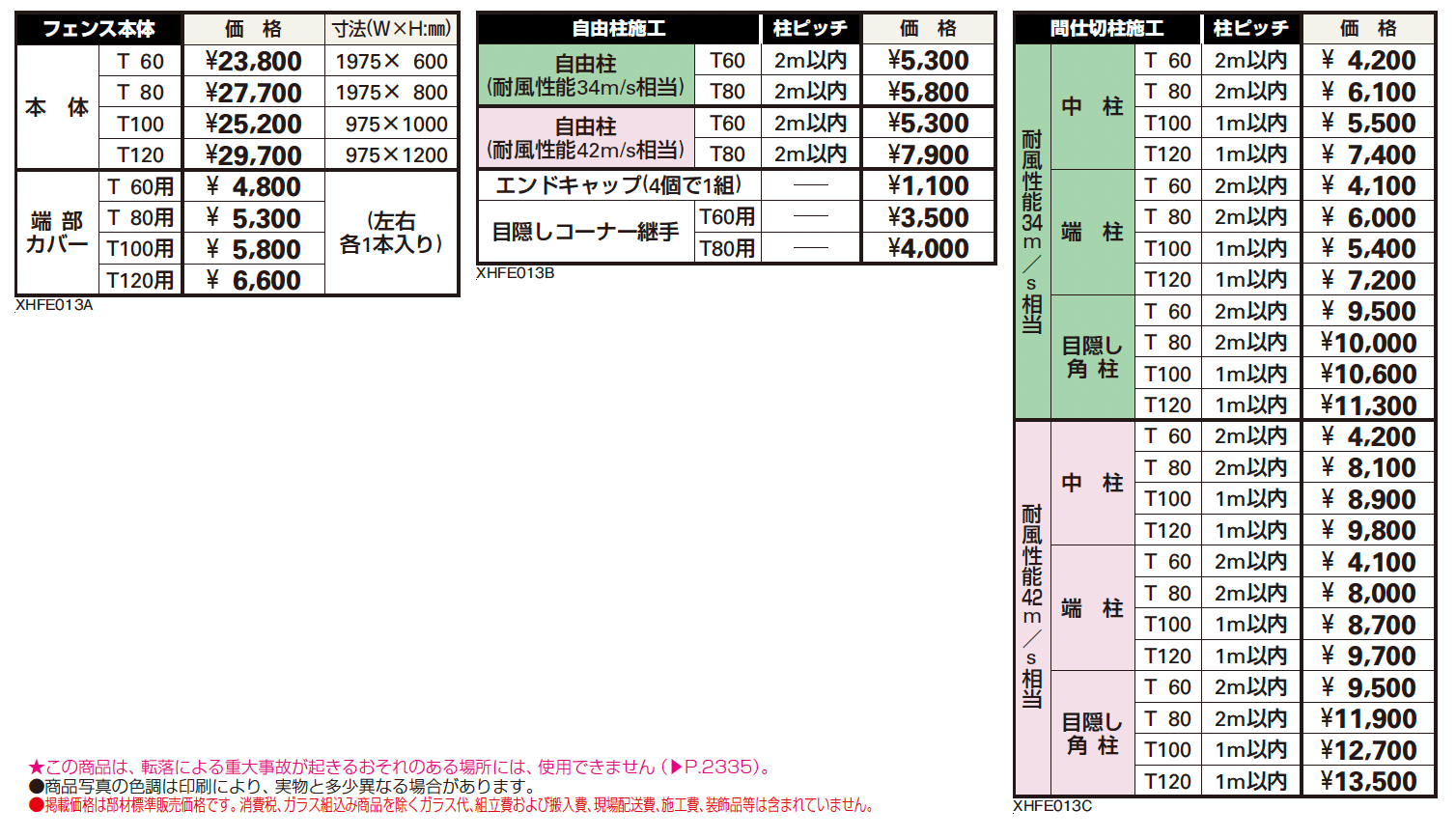 シンプレオ フェンス13型 横ルーバー【2024年5月末まで】【2024年版】_価格_1