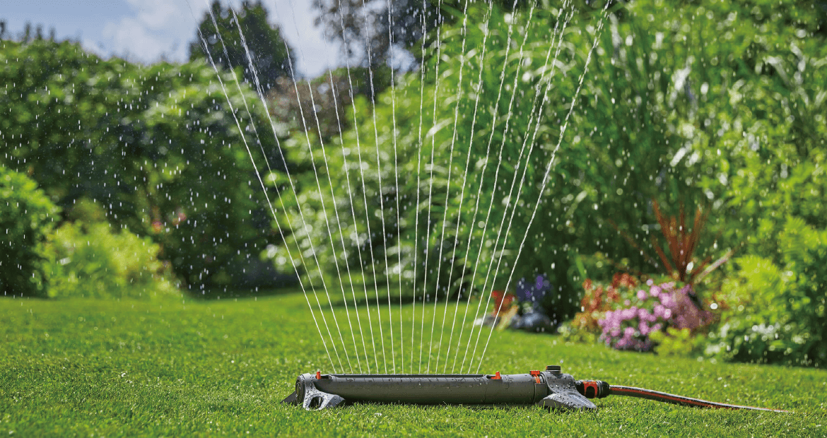 タカショーの「ホースボックス/ホーストロリー/首振式スプリンクラー」