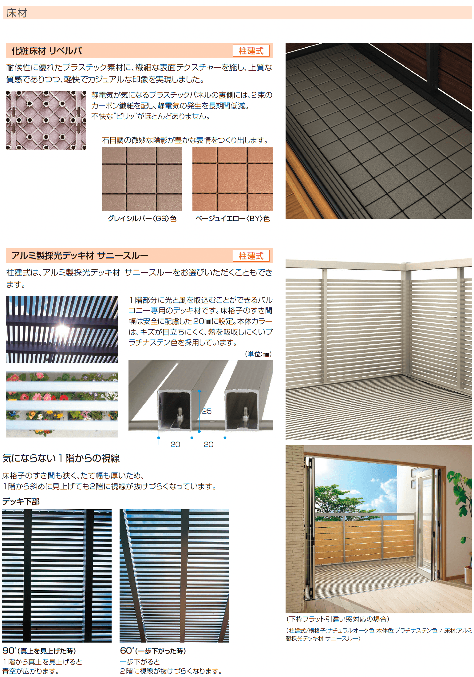 ルシアス バルコニー【屋根置式】・【屋根置式/片屋根片柱仕様】_バリエーション_2