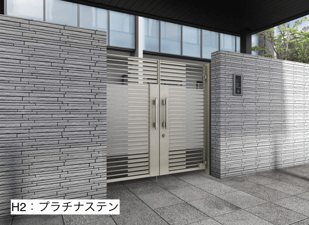 YKK APの「電気錠付共用門扉 シャローネ 門扉SA03型【2023年版】」のサブ画像1