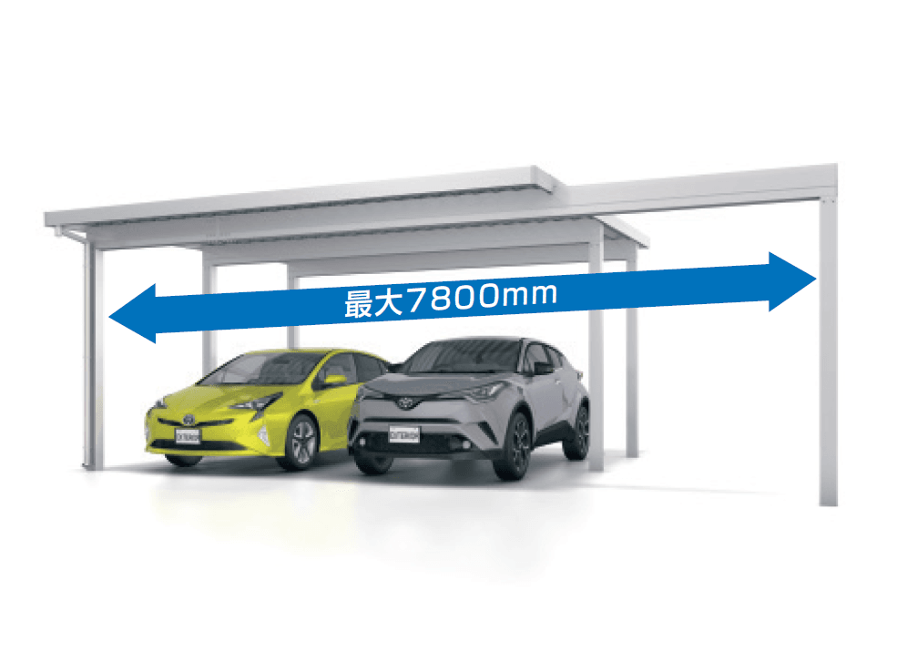 三協アルミの「G1-R/ジーワン アール(延長梁)【2024年版】」のサブ画像3