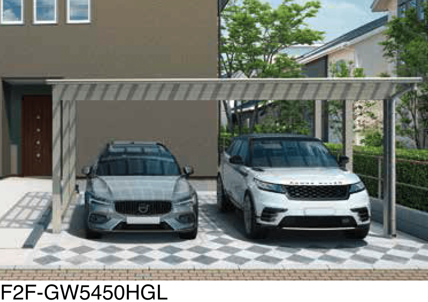 大仙の「アーバンルーフⅡ ストロングタイプ100 カーポート:基本(1台用)/ワイドタイプ(2台用)/ジャンボタイプ(3台用)」のサブ画像1