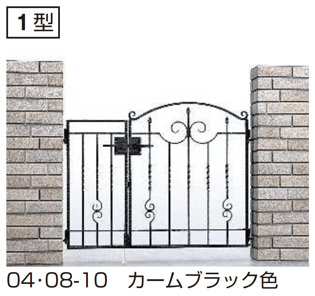 YKK APの「マンション向けポーチ門扉 トラディシオン門扉1型~10型/5B,6B,7B型【2024年版】」