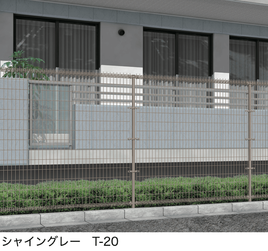 LIXILの「ハイグリッドフェンス 剣先1型 間仕切りタイプ」