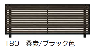 ルシアス フェンスYS1H型 横スリット 【2024.6月発売】2