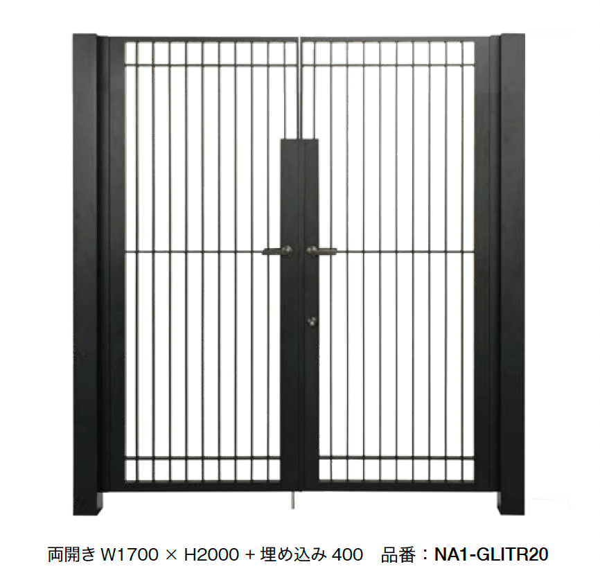 オンリーワンクラブの「ライン門扉 縦格子」のサブ画像4