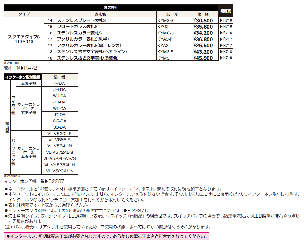 ルシアス ポストユニット PE01型【2024年版】_価格_2