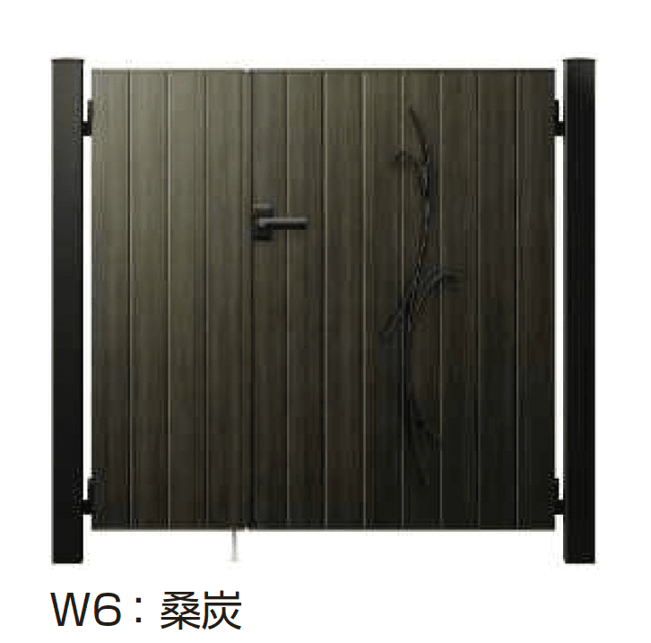 YKK APの「ルシアス 門扉 TM2C型 鋳物+たて目隠し【2025年6月発売】」のサブ画像7