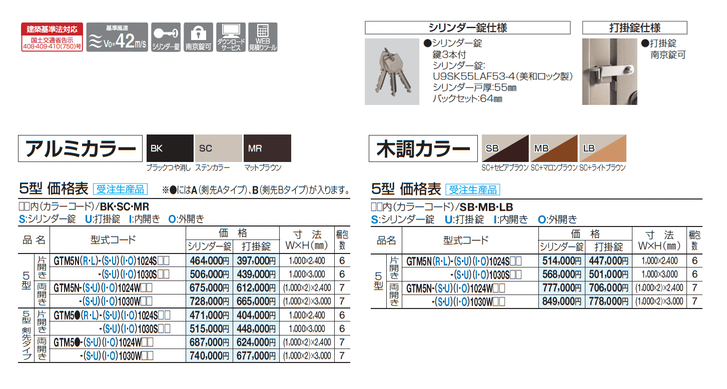 門扉 GTM5型(くぐり戸仕様)_価格_1