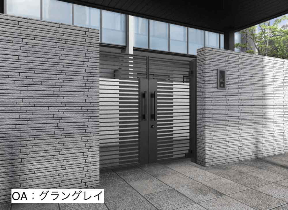 YKK APの「電気錠付共用門扉 シャローネ 門扉SA03型【2023年版】」のサブ画像2