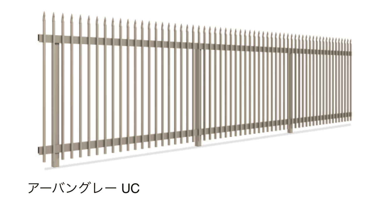 三協アルミの「フレラインフォルテ4型 格子タイプ(剣先飾り付き)」のサブ画像2