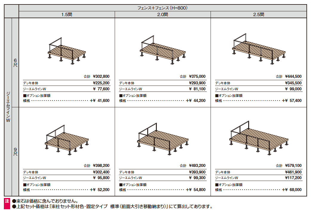 ひとと木2 デッキ (デッキ本体 標準(大引き移動納まり))【2023年版】_価格_6
