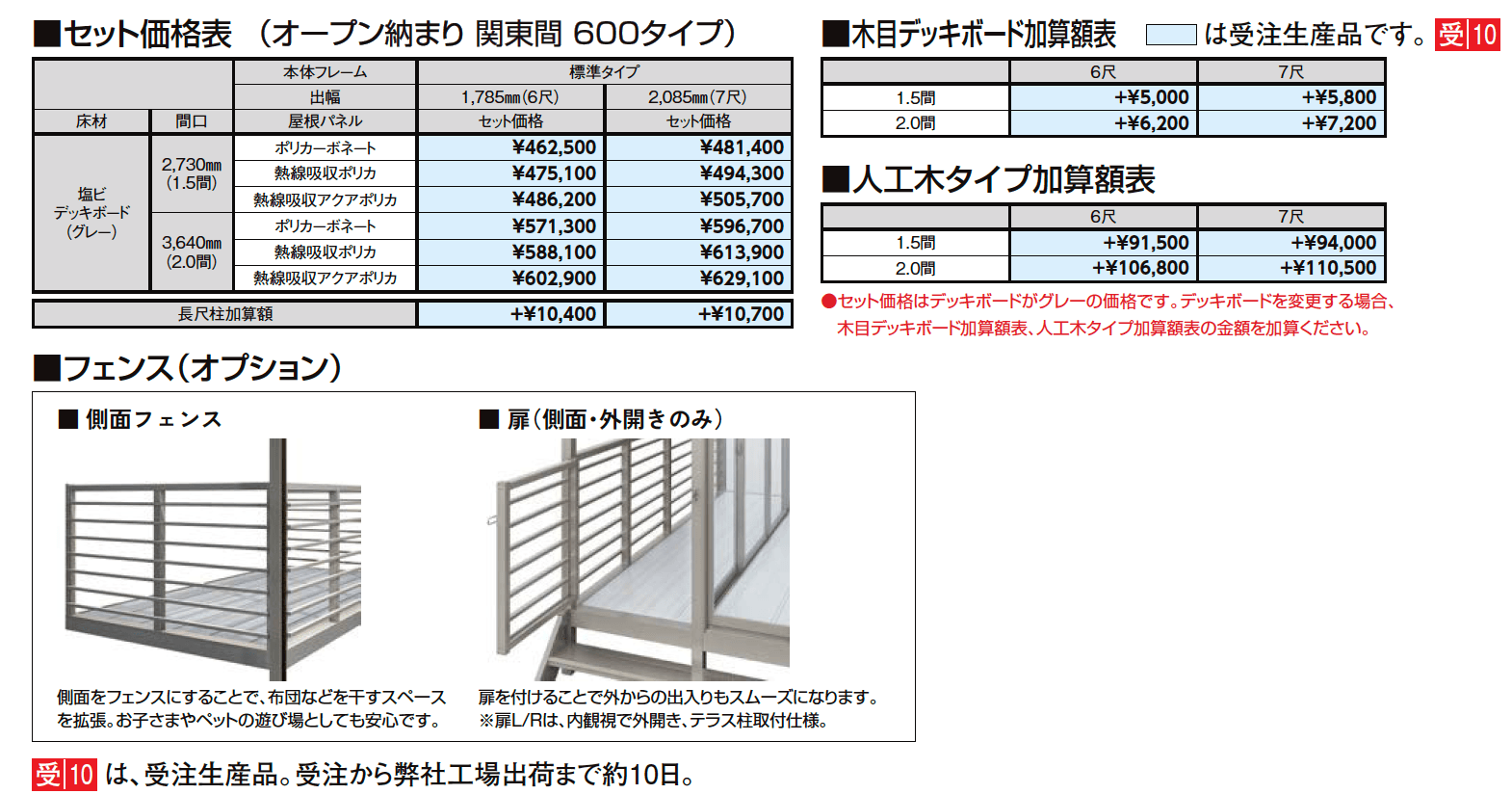 サニージュ オープン納まり関東間【2024年版】_価格_1