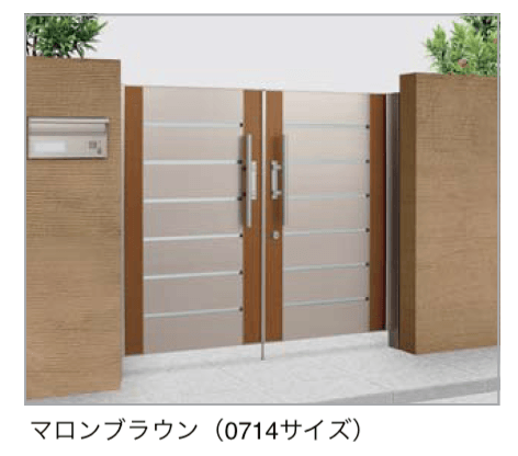 四国化成の「アルディ門扉6型」のサブ画像2