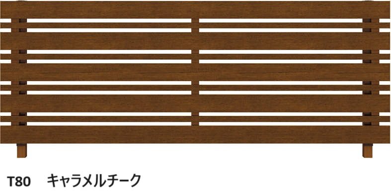 YKK APの「ルシアス フェンスH03型 横板格子+細横格子【2024年版】」のサブ画像1