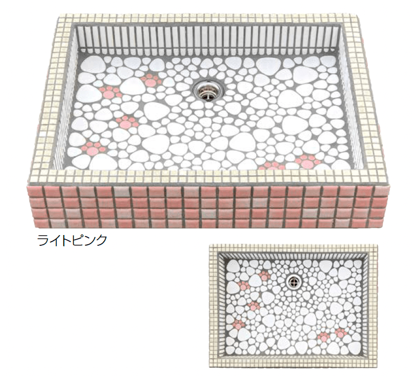 オンリーワンクラブの「タイル張り四角浅型」のサブ画像8