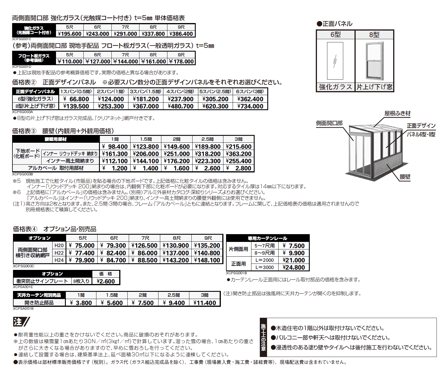 アウタールーフ ガーデンルームタイプ 腰壁付き【2024年版】_価格_2