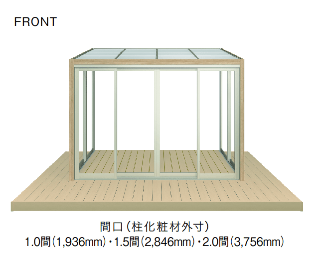 LIXILの「ガーデンルームGF デッキ仕様【2024年版】」のサブ画像3