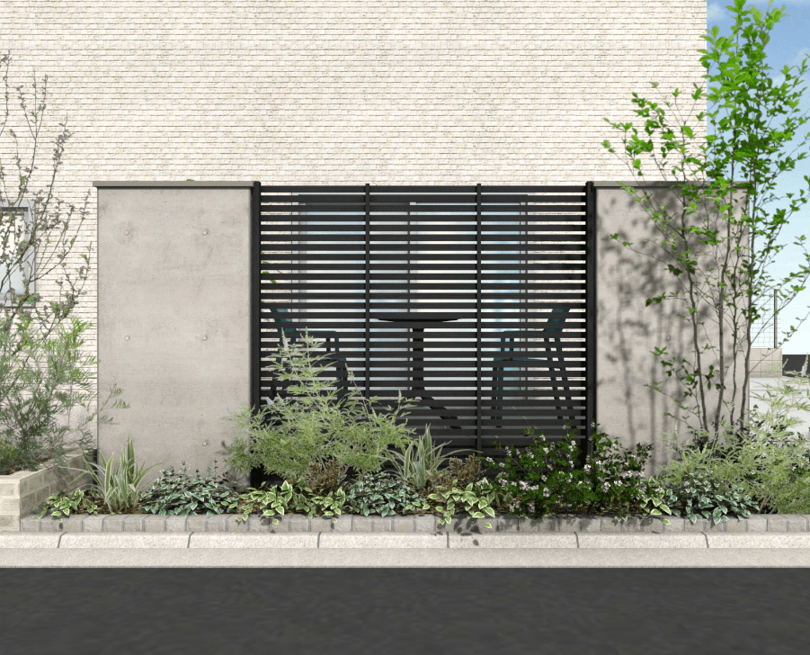 タカショーの「エバーアートウッド®︎デザインユニット ボーダー」