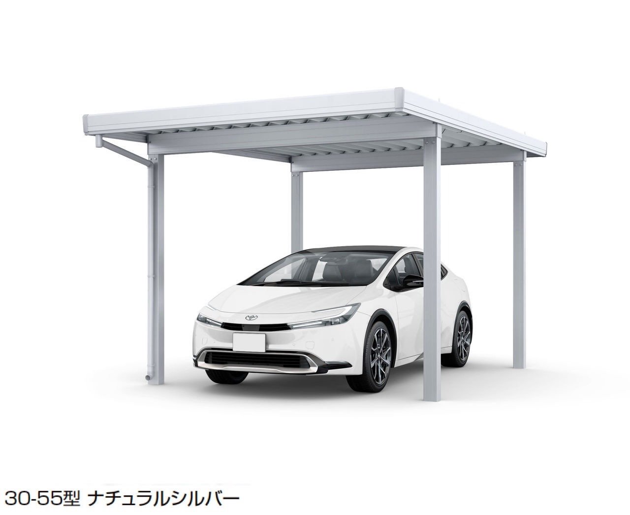 LIXILの「カーポートST 3000タイプ 1台用・小屋根サイズ」のサブ画像9