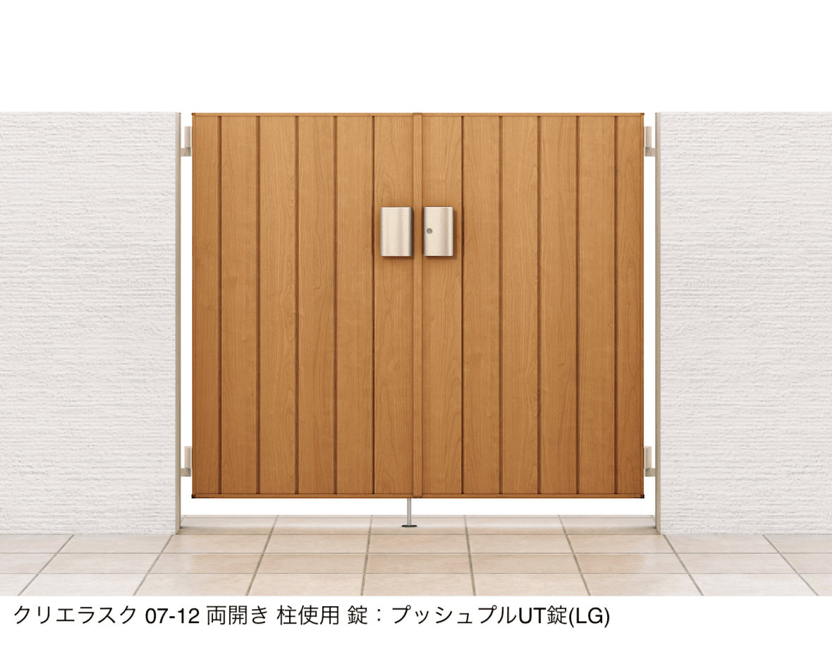 LIXILの「開き門扉AA TM1型(木調)」のサブ画像4