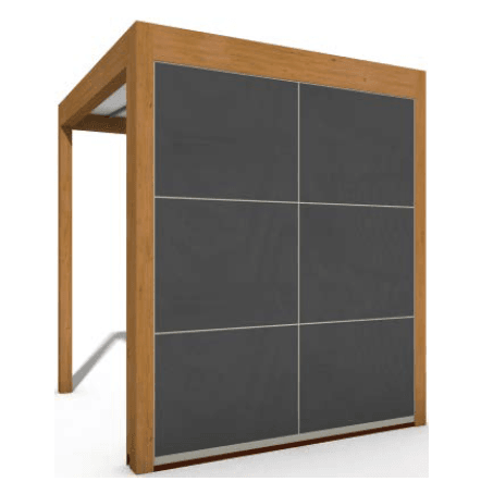 タカショーの「ホームヤードルーフ®︎システム 壁面セット」のサブ画像1