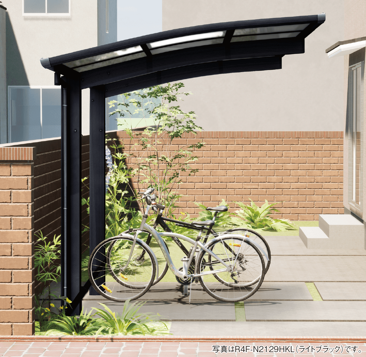 大仙の「リアルポートⅣ ミニタイプ サイクルポート:基本・Y合掌・奥行連棟」