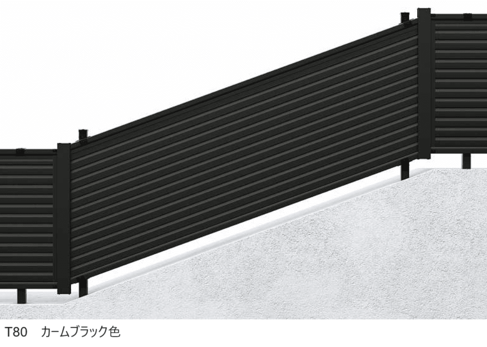 YKK APの「シンプレオ フェンス13K型 傾斜地用横ルーバー【2024年5月末まで】【2024年版】」のサブ画像3