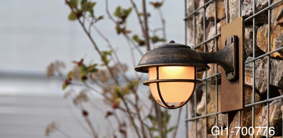 オンリーワンクラブの「真鍮製ガーデンライト/真鍮製ポーチライト 12V仕様」のサブ画像1