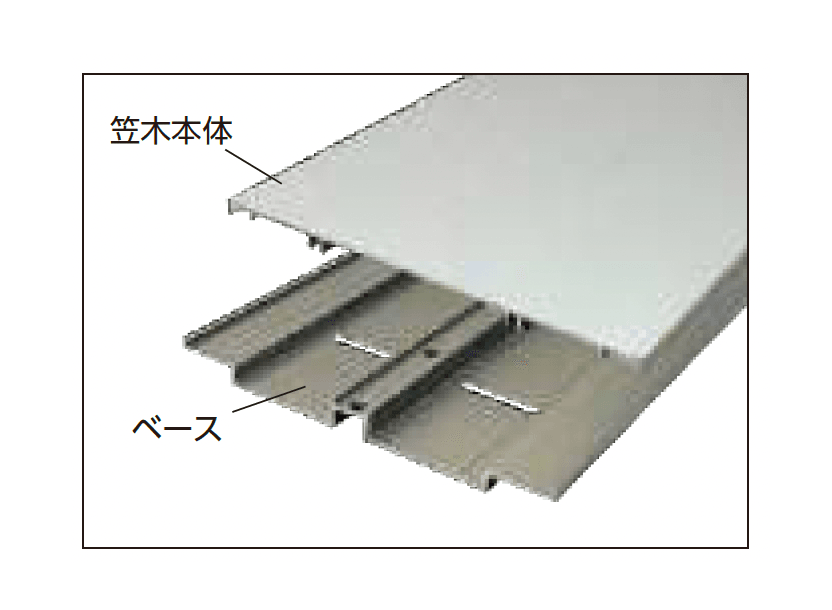 タカショーの「エバーアートウッド®︎スリムライン 165幅・210幅笠木本体」