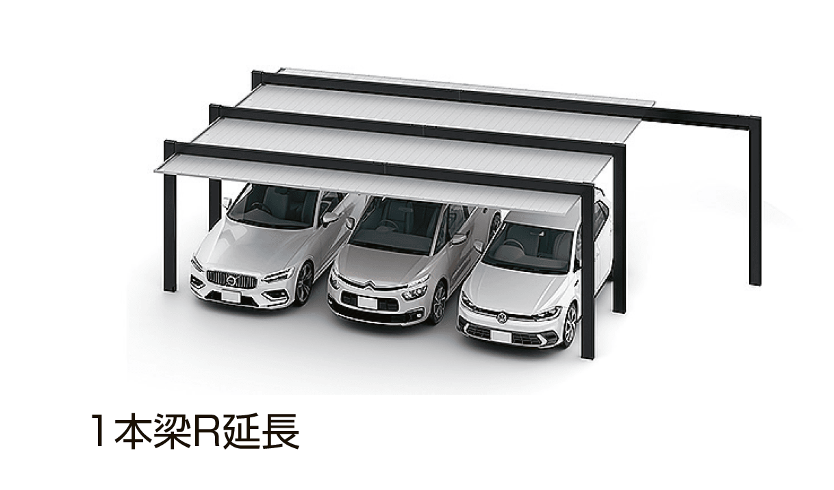 LIXILの「カーポートSC 3台用 梁延長」のサブ画像3
