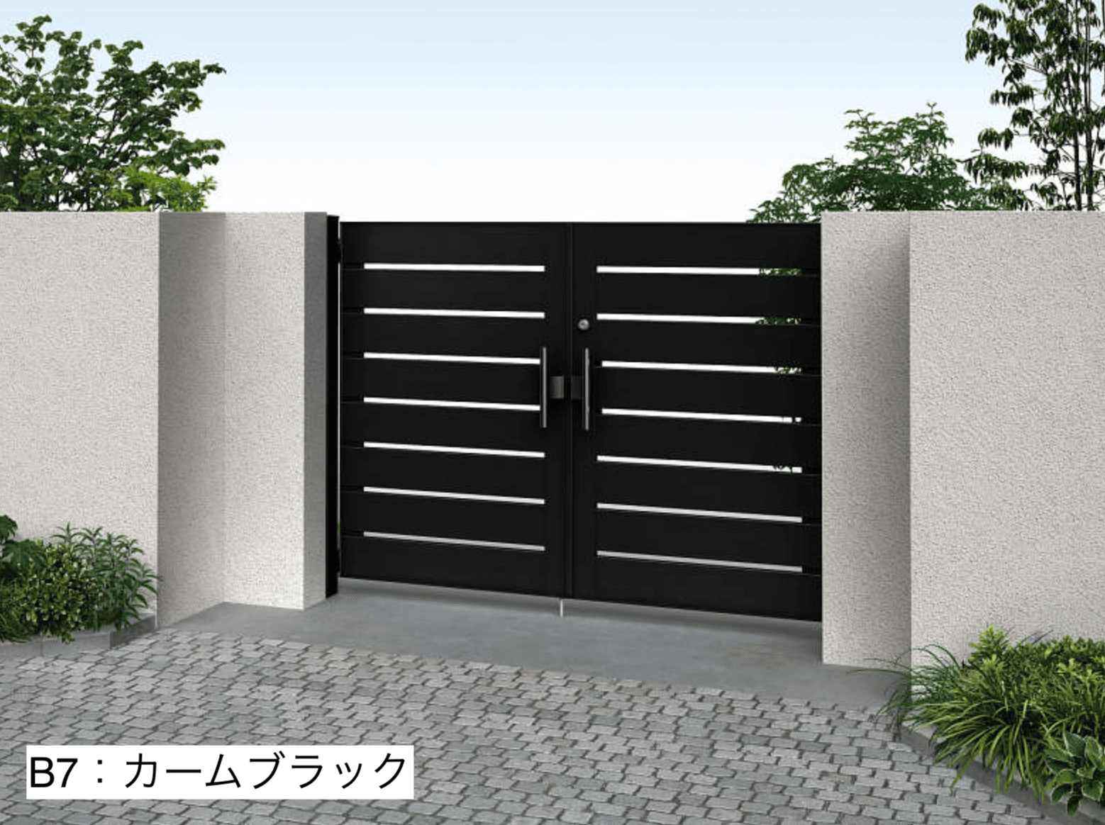 YKK APの「電気錠付共用門扉 ルシアス 門扉W03型【2024年版】」