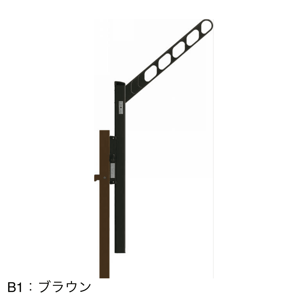 YKK APの「ハンドレールシリーズ用 収納式物干し【2023年版】」のサブ画像2