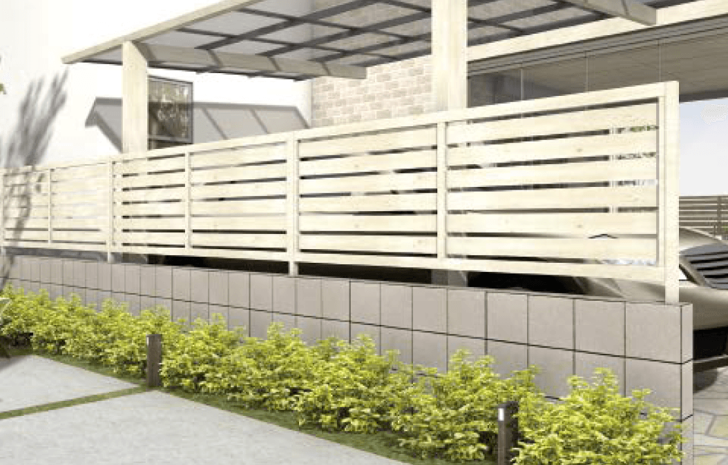 タカショーの「エバーアート®︎間柱フェンス」