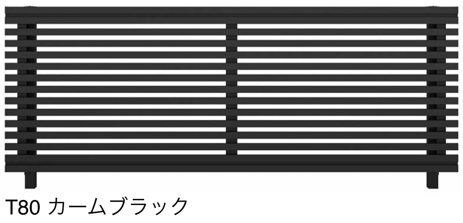 YKK APの「ルシアス フェンス H09型 横ストライプ」のサブ画像1