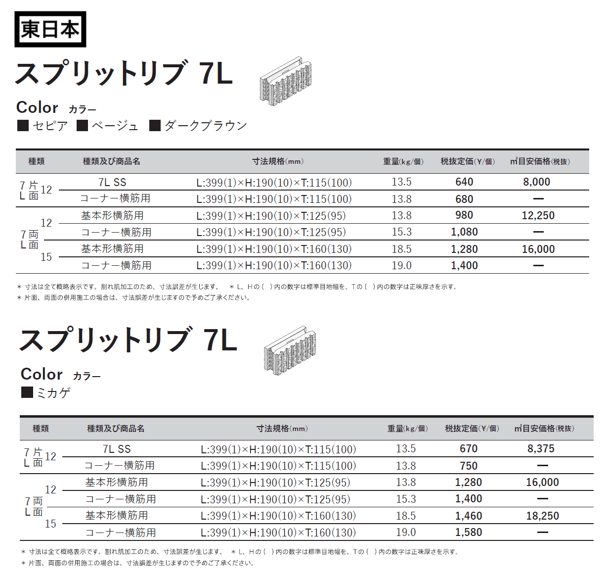 スプリットリブ 7L_価格_1