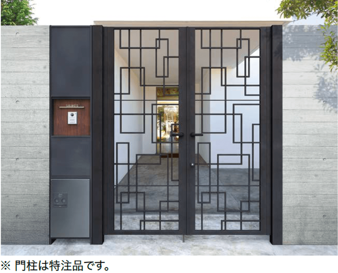 オンリーワンクラブの「ジオメトリー 門扉・手摺」のサブ画像1