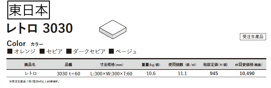 レトロ 3030_価格_1