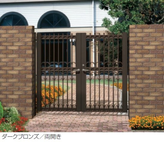 三協アルミの「大型鋳物門扉 ランディーナ4型」