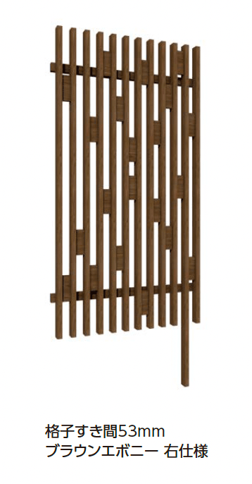 タカショーの「千本格子足付ユニット バロック」のサブ画像1