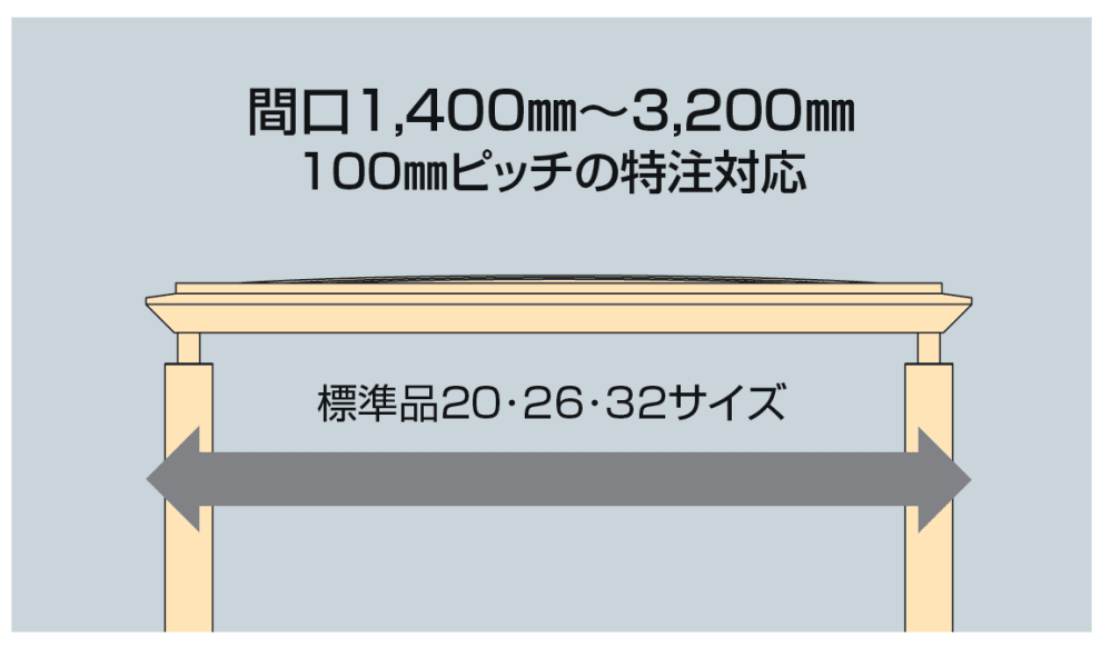 ライズルーフⅡ Hタイプ サイドパネル付(1500N/㎡)【2023年版】3
