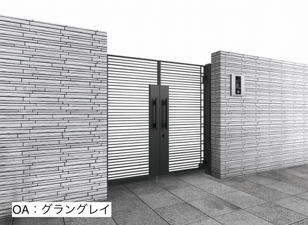 YKK APの「電気錠付共用門扉 シャローネ 門扉SA01型【2023年版】」のサブ画像5