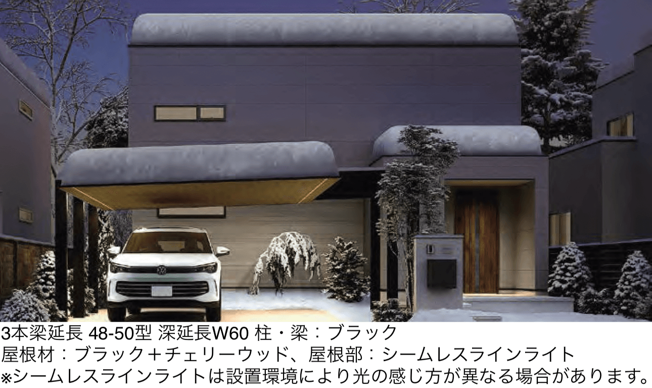 LIXILの「カーポートSC 3000 2台用 梁延長」のサブ画像1