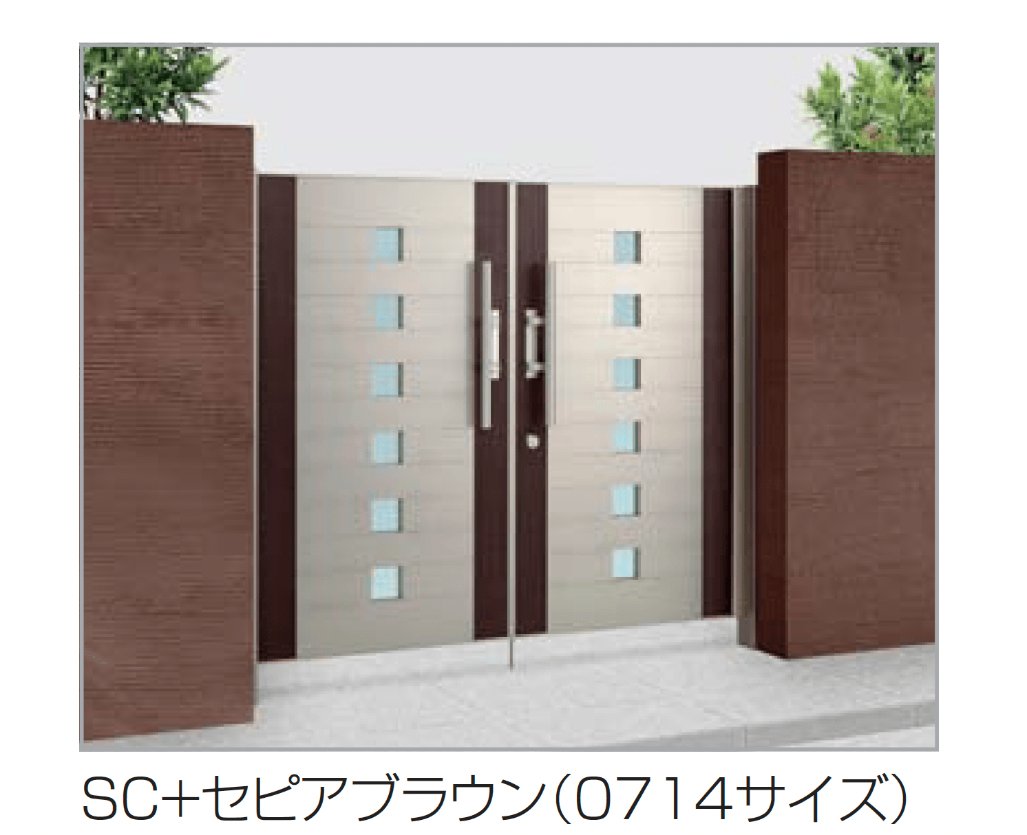 四国化成の「アルディ門扉5型」のサブ画像2