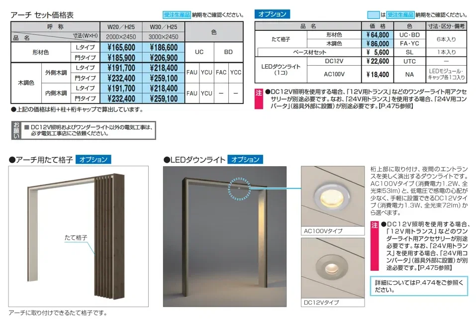 フィオーレ/アーチ_価格_1