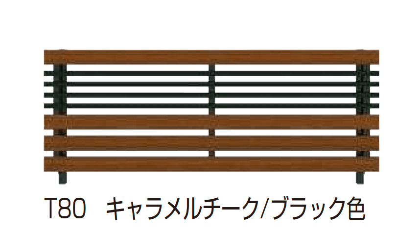 YKK APの「ルシアス フェンス H04型 横板格子+細横格子」のサブ画像6